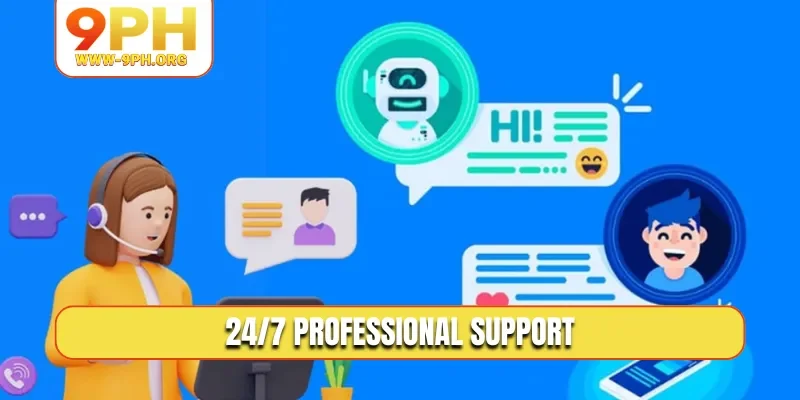 24/7 Professional support