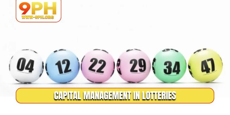 Capital management in lotteries