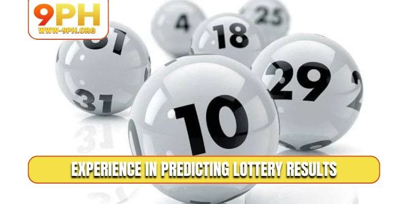 Experience in predicting lottery results