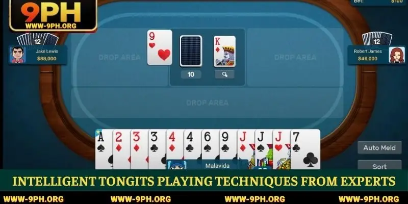 Intelligent Tongits playing techniques from experts