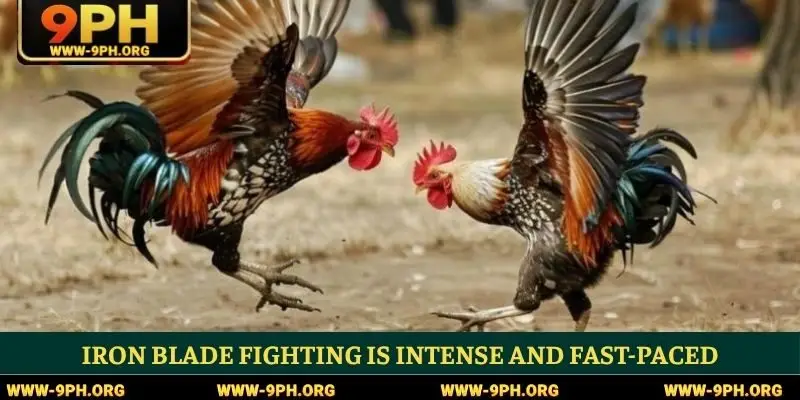 Iron blade fighting is intense and fast-paced