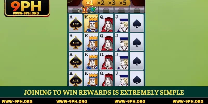 Joining to win rewards is extremely simple