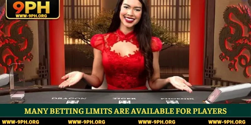 Many betting limits are available for players
