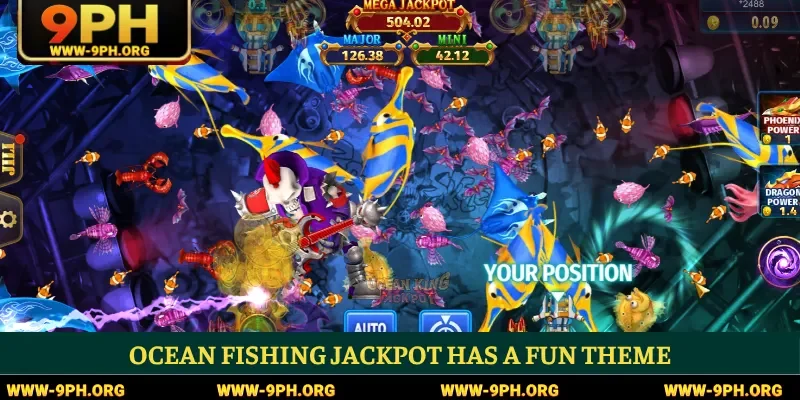 Ocean Fishing Jackpot has a fun theme