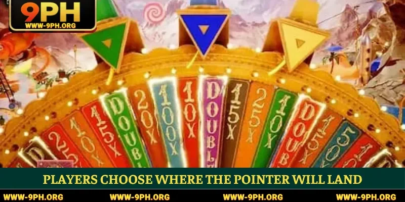 Players choose where the pointer will land