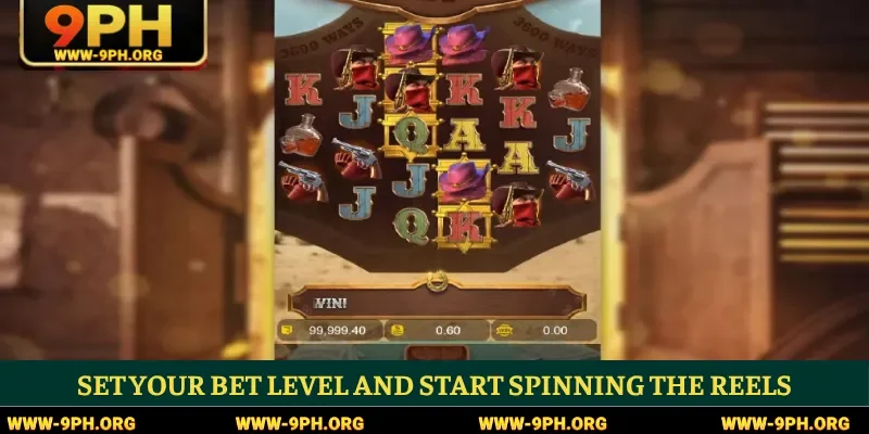 Set your bet level and start spinning the reels