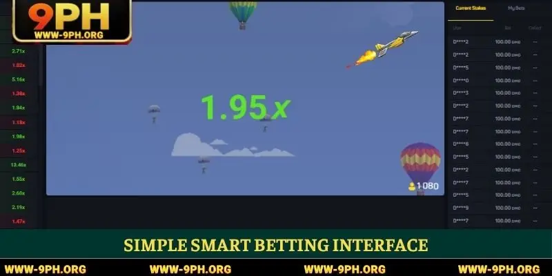 Simple smart betting interface