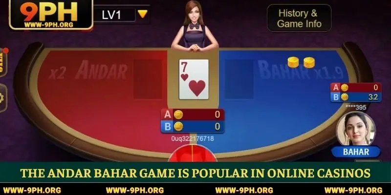 The Andar Bahar game is popular in online casinos
