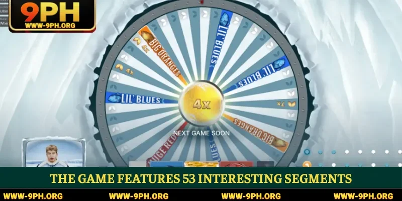 The game features 53 interesting segments