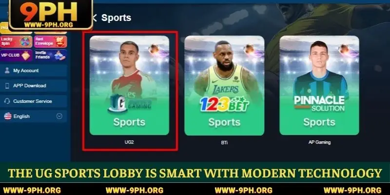 The UG Sports lobby is smart with modern technology