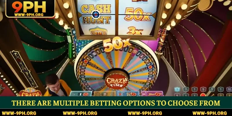 There are multiple betting options to choose from