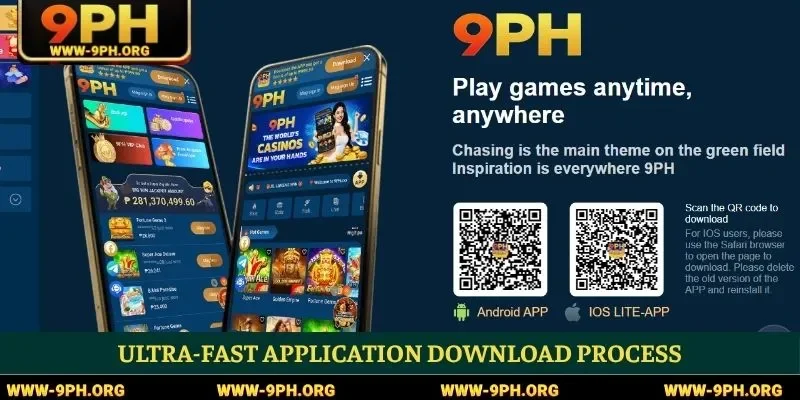Ultra-fast application download process