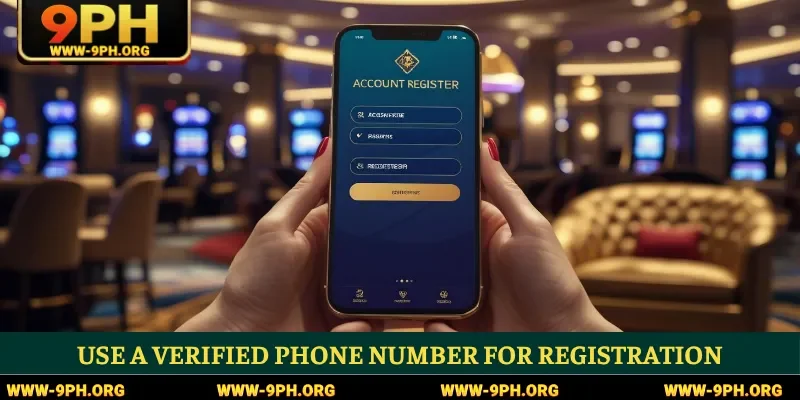 Use a verified phone number for registration