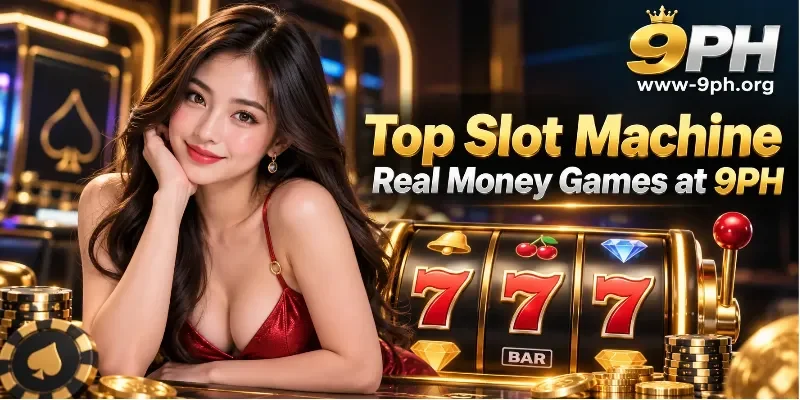 Top slot machine real money games for Filipino players at 9PH online casino.
